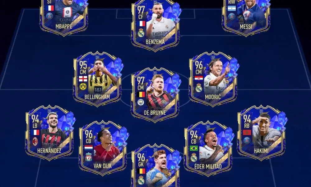 FIFA 23 team of the year line-up